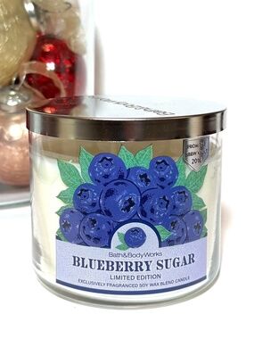 BLUEBERRY SUGAR 3-Wick Candle